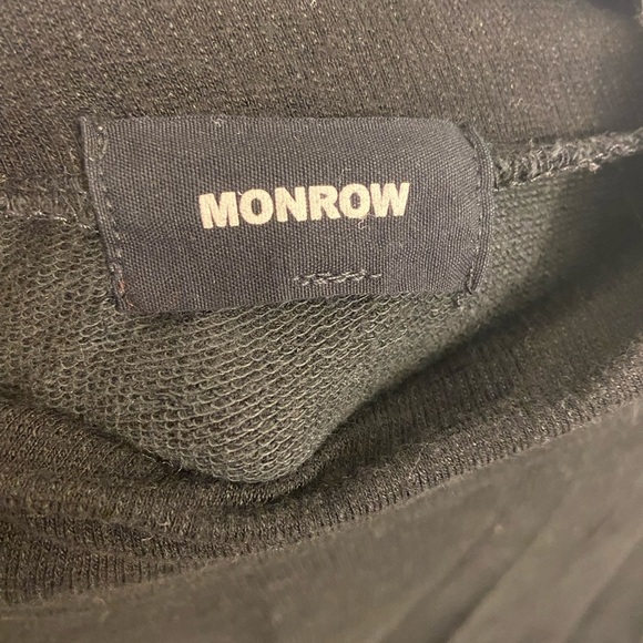 Monrow Sweater and Jogger Set Black size Extra Small/Small - Picture 3 of 7